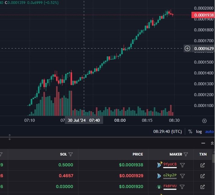 Memcoins pumping