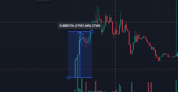 Initial pump of the memcoin